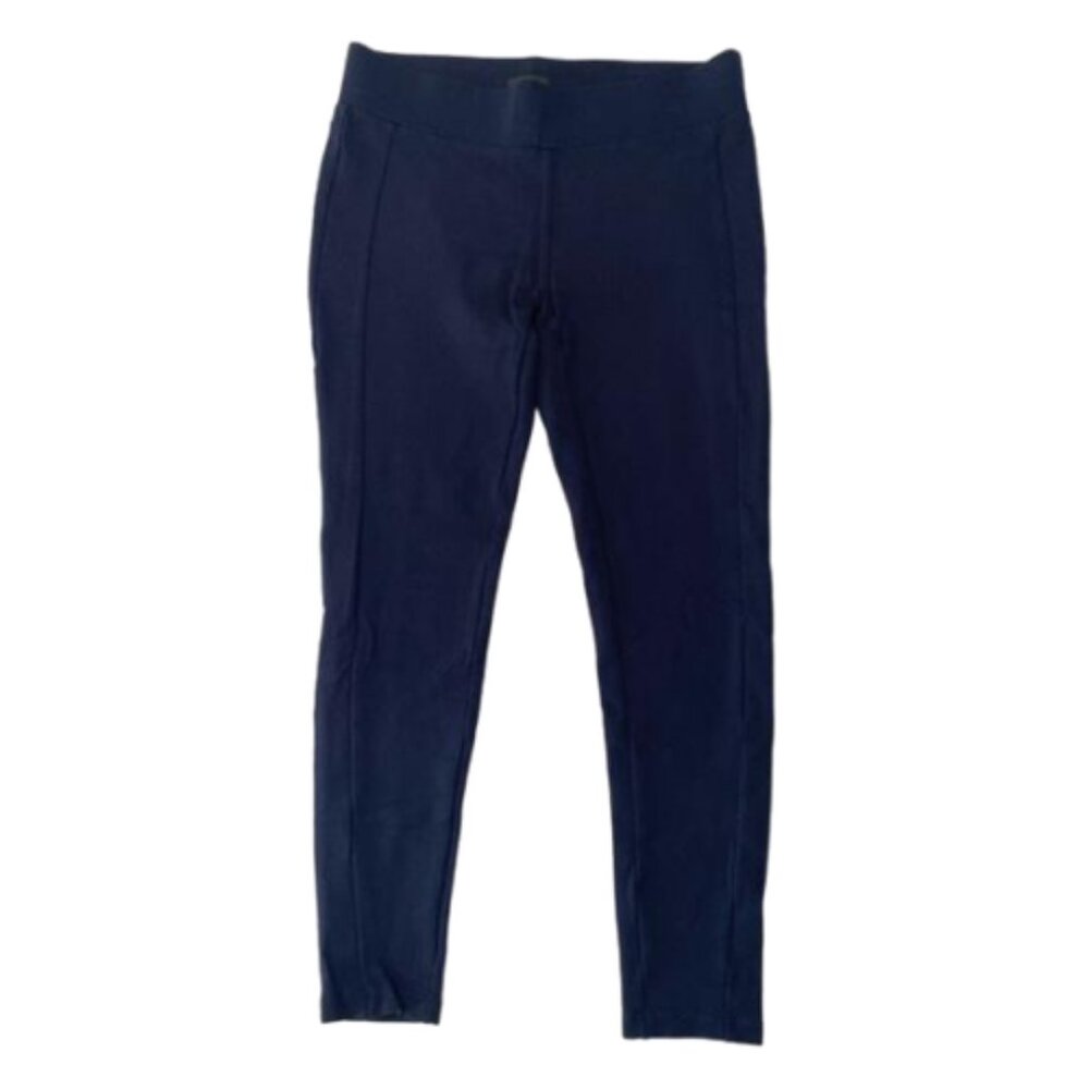 Loft Navy Blue Stretch Pull On Ponte Skinny Ankle Leggings Size S #1543